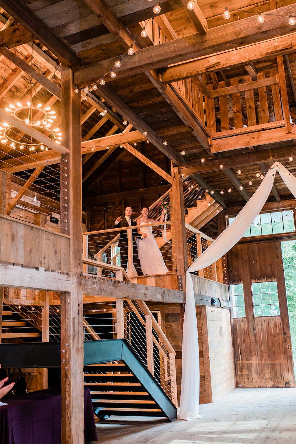 Saltonstall Farm wood barn wedding venue