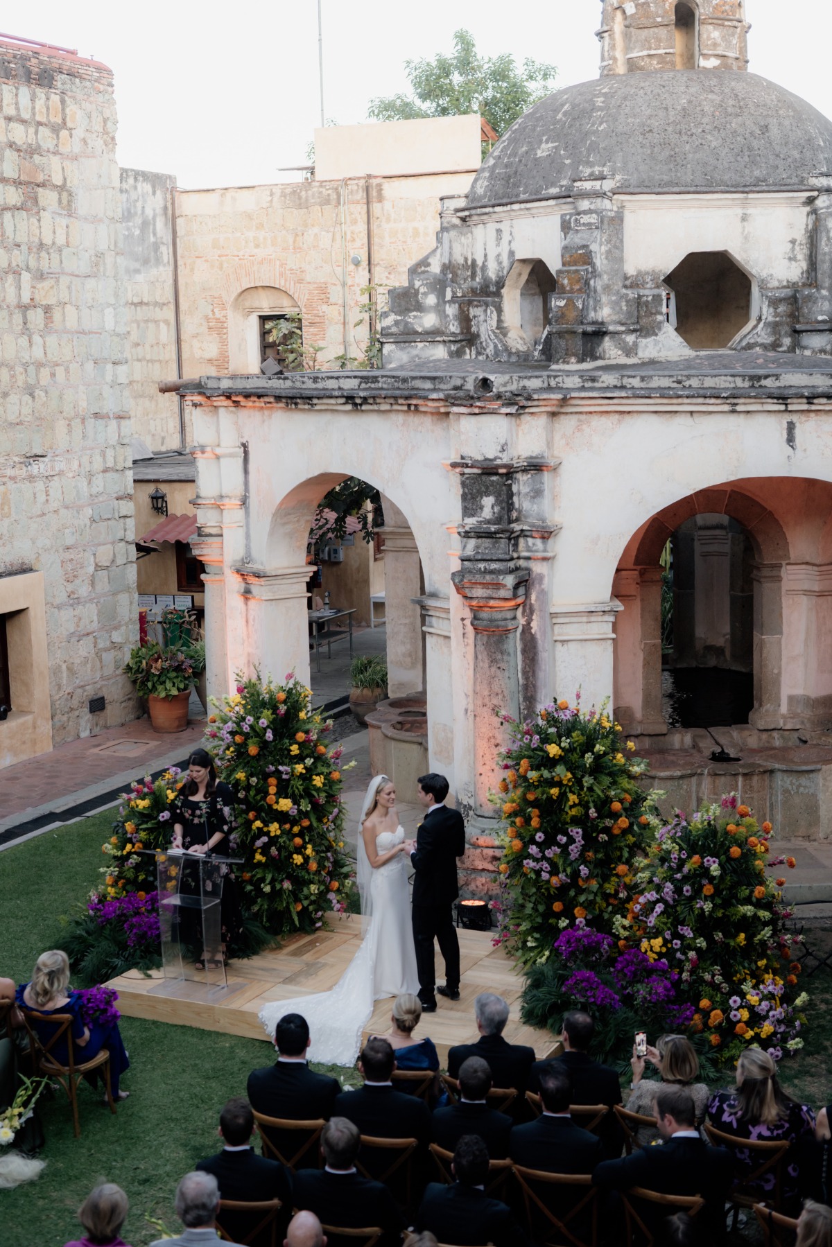 outdoor Oaxacan wedding ceremony