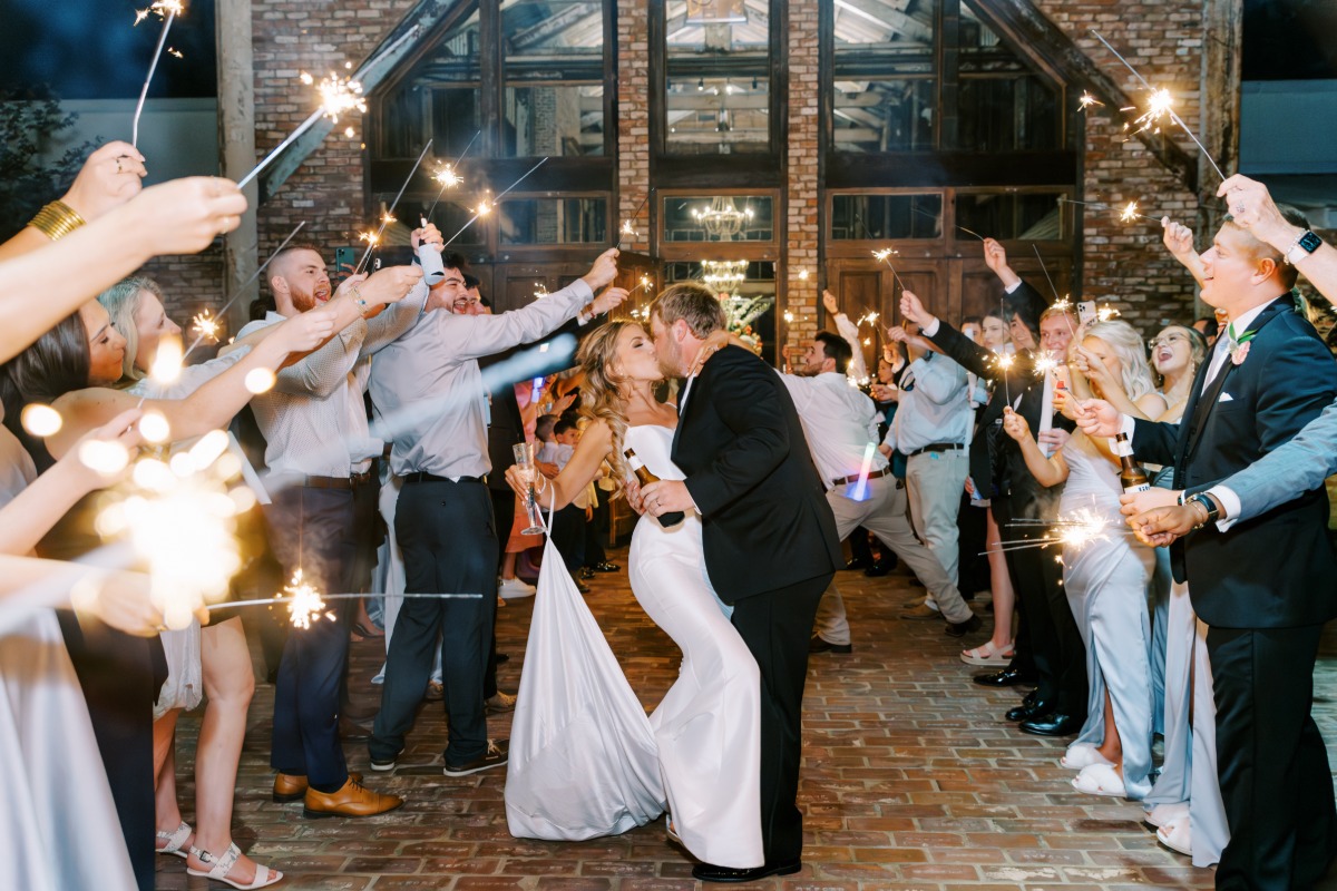 sparkler wedding exit
