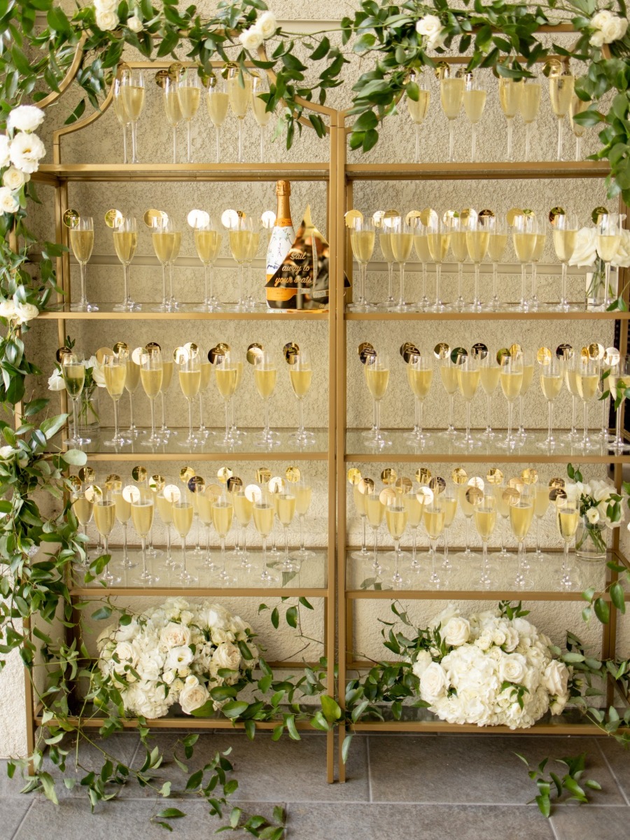 If you love champagne, you'll love this coastal Newport Beach wedding
