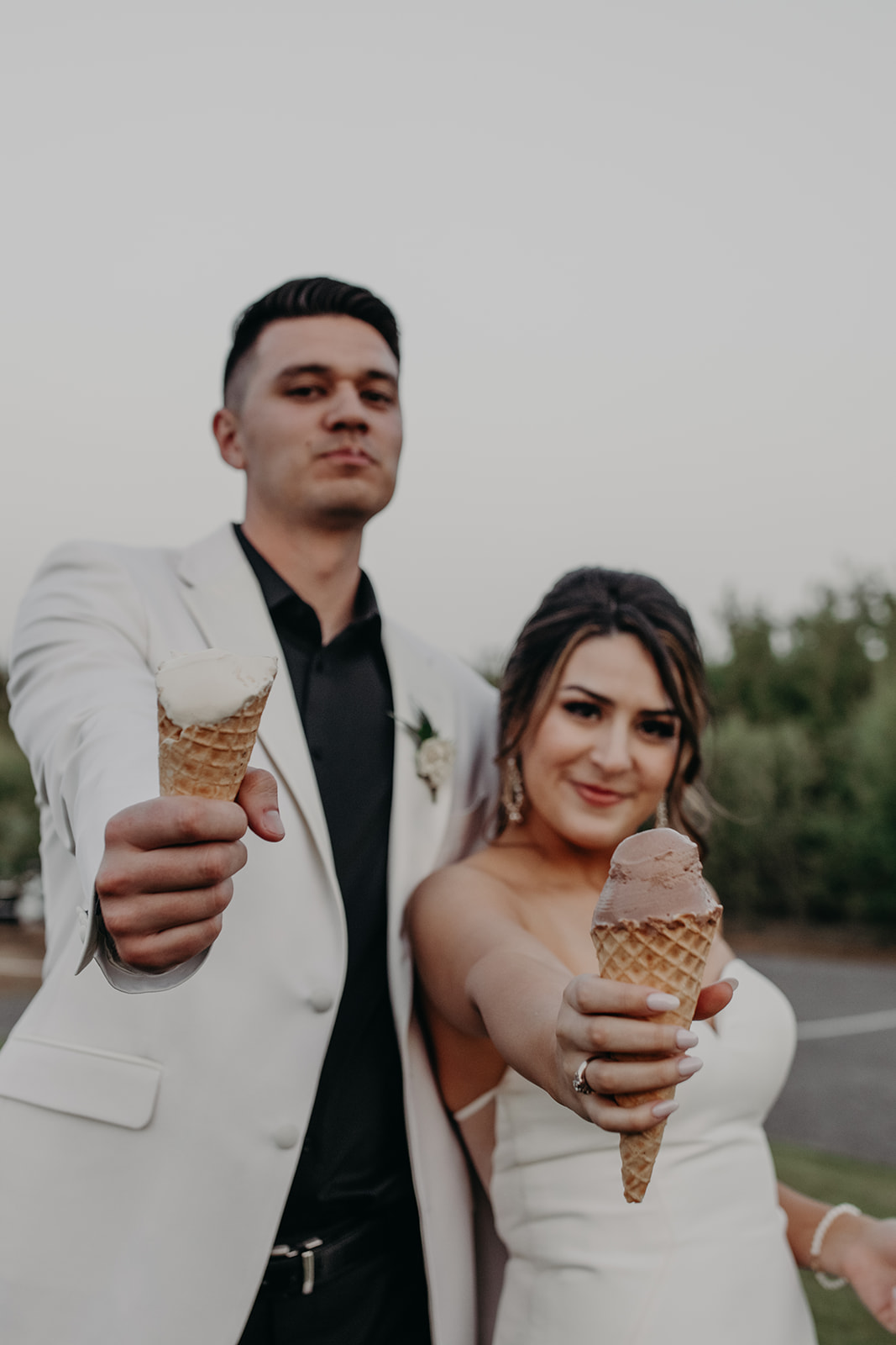 wedding ice cream station