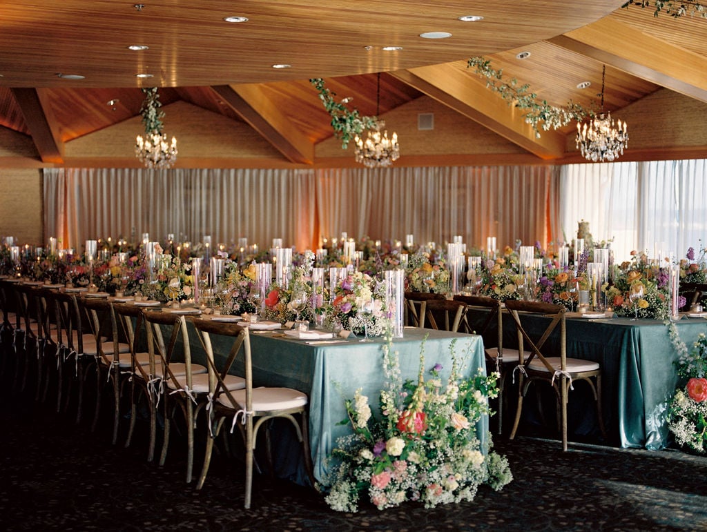 green reception ideas for wedding at the edgewater hotel