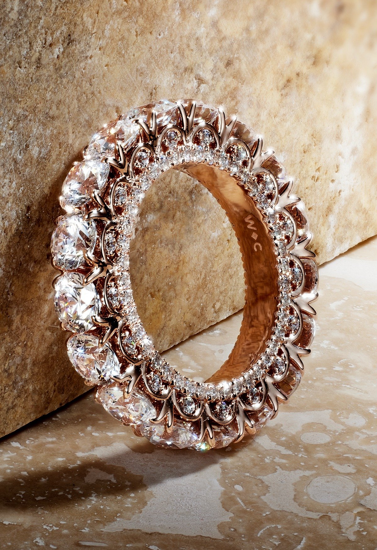 chunky oval eternity band from With Clarity