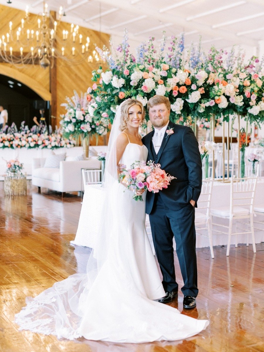 A sweet Southern wedding with a must-see custom groom's table