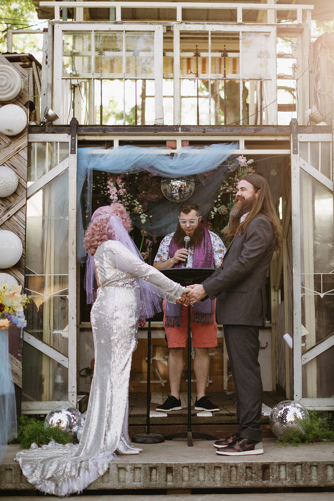 non traditional outdoor wedding in new orleans