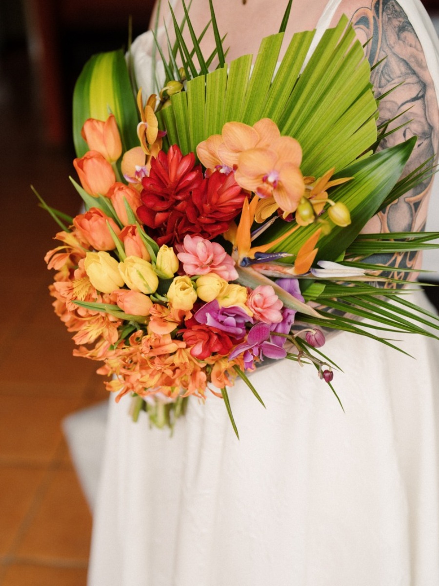 A Costa Rica wedding with luxury hanging installations that got 