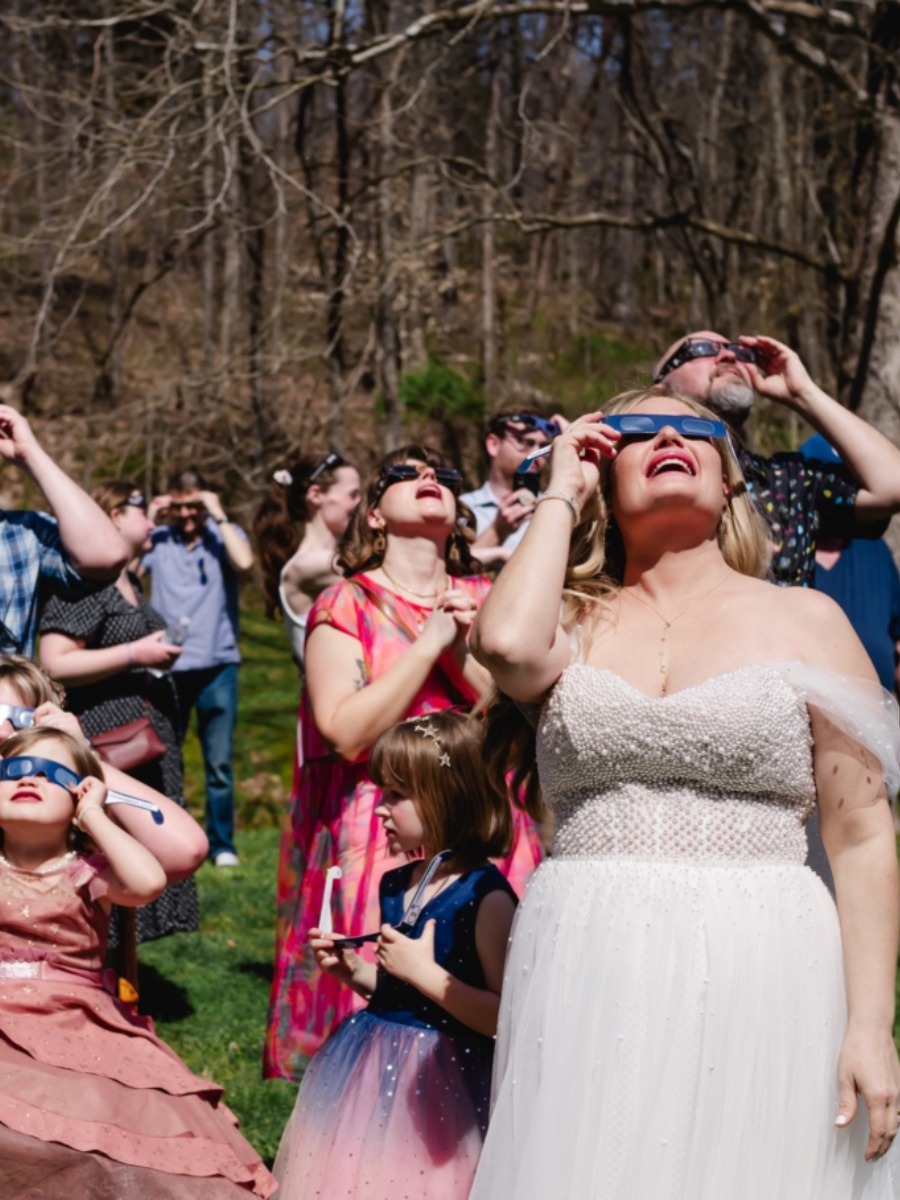 A Celestial Eclipse Wedding