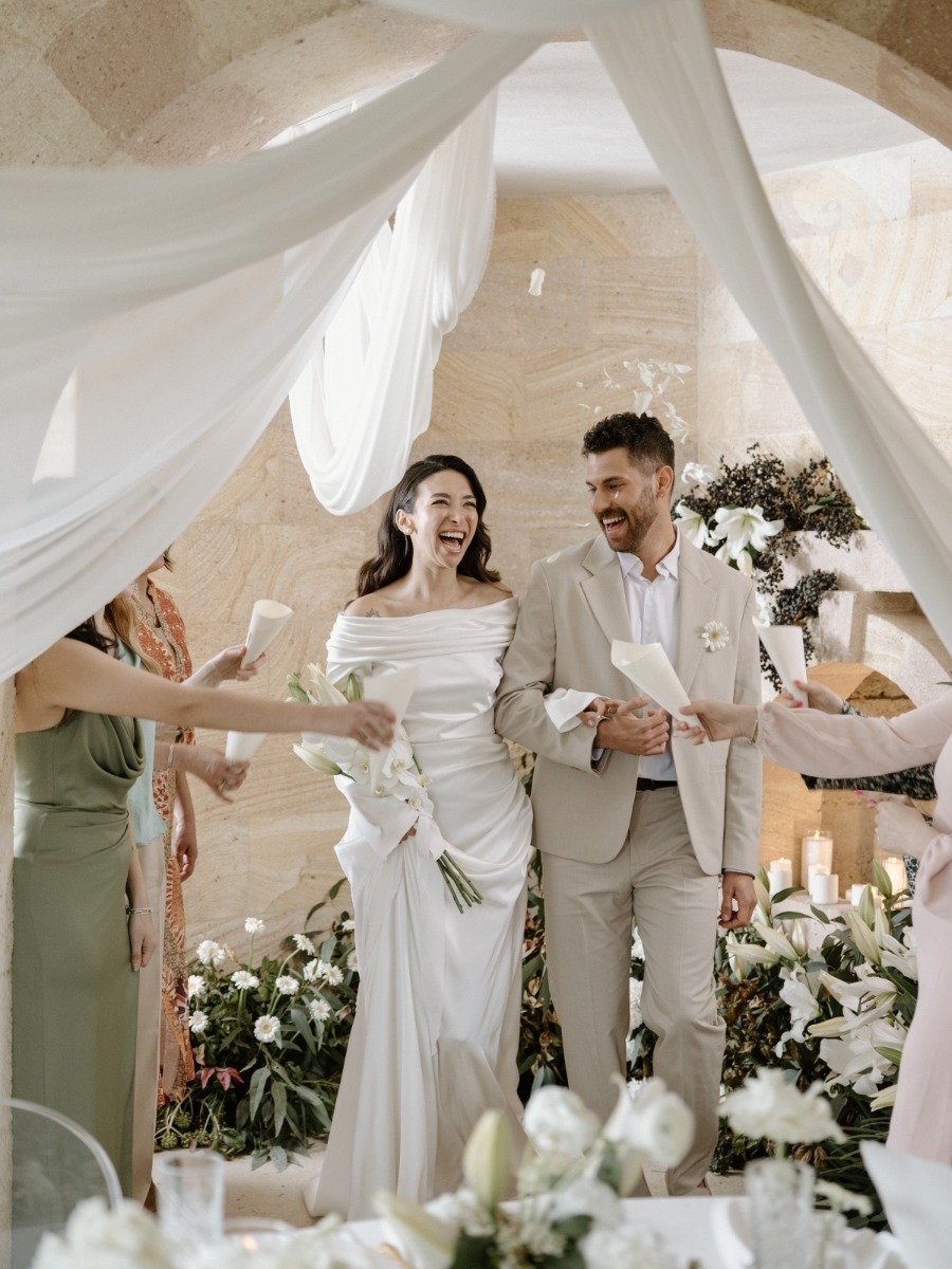 A Moroccan modern art-inspired wedding on the outskirts of Istanbul