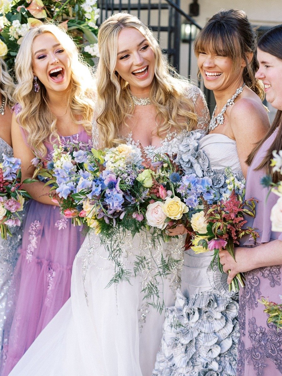 It was a runway - not at an aisle - for this chic Charleston wedding