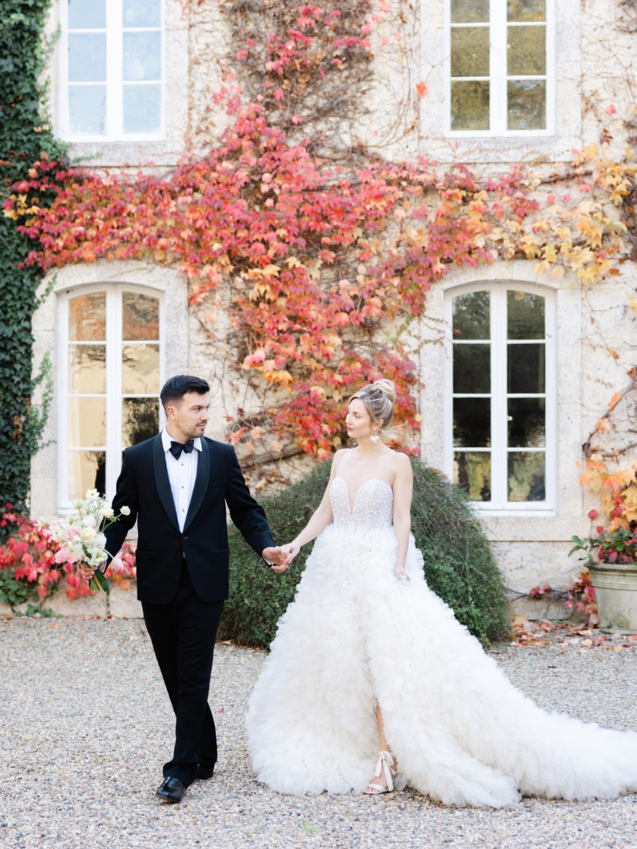 Waltzing into autumn for a French Château wedding in Gascony