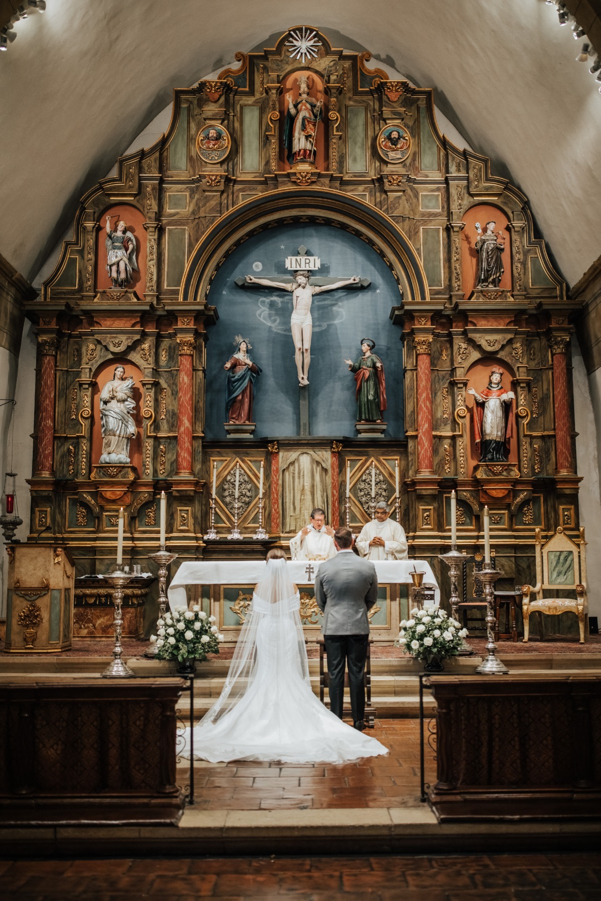 Mexican Catholic church wedding