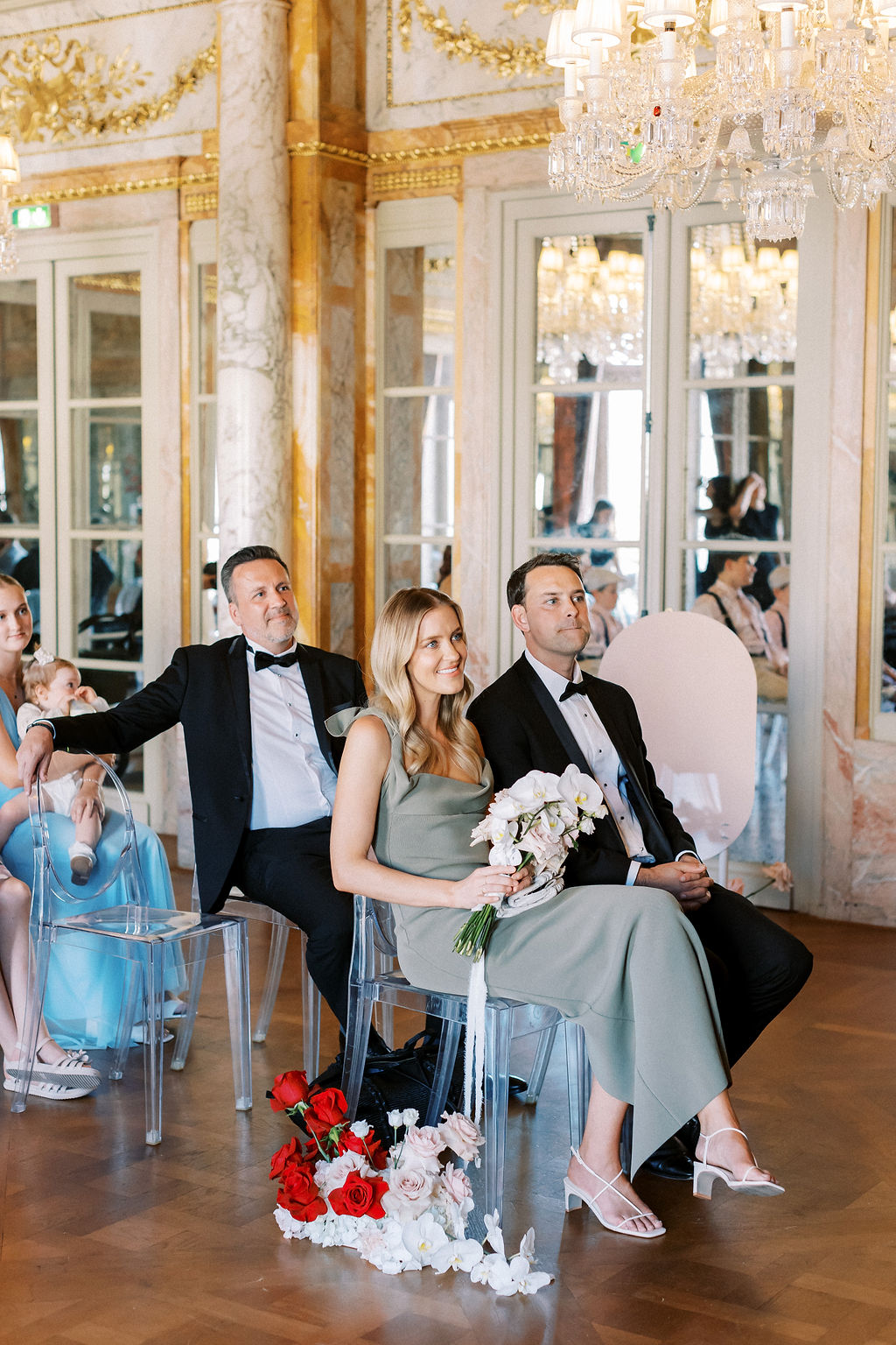Luxury surprise wedding ceremony in Bordeaux France 