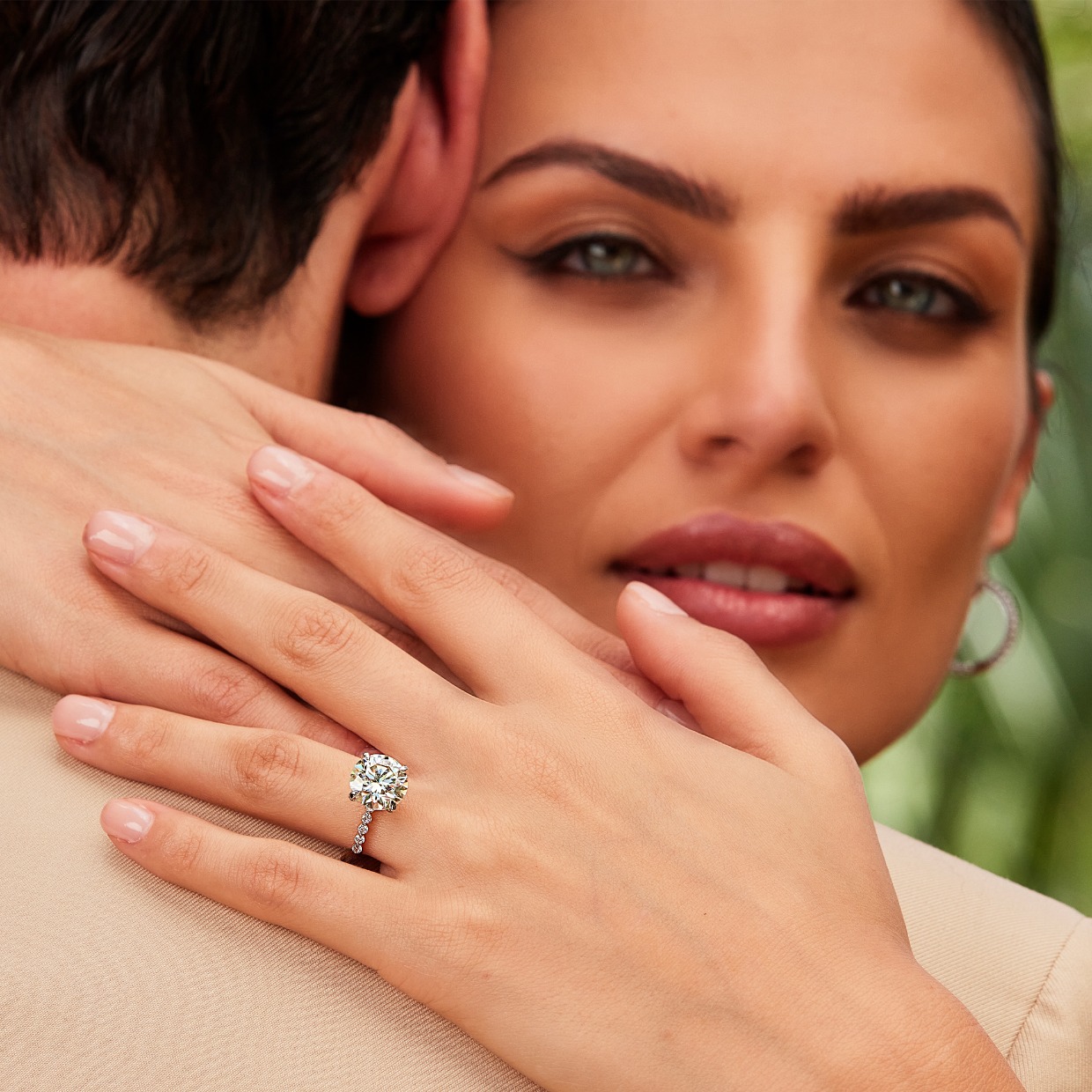 affordable diamond engagement ring from With Clarity