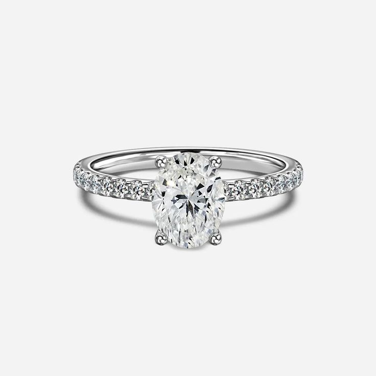 Jessica Yellow Gold Pave Engagement Ring - Flawless Fine Jewellery - London
