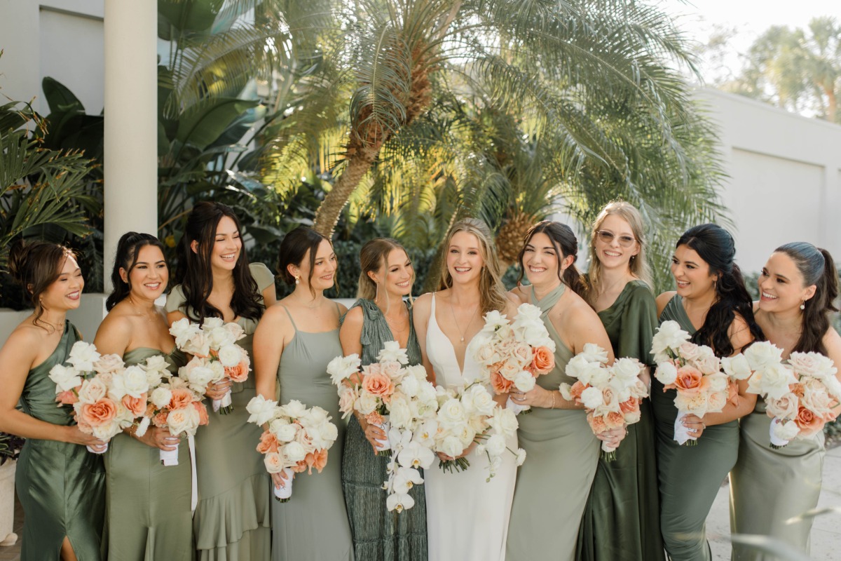 sage green bridesmaid dresses