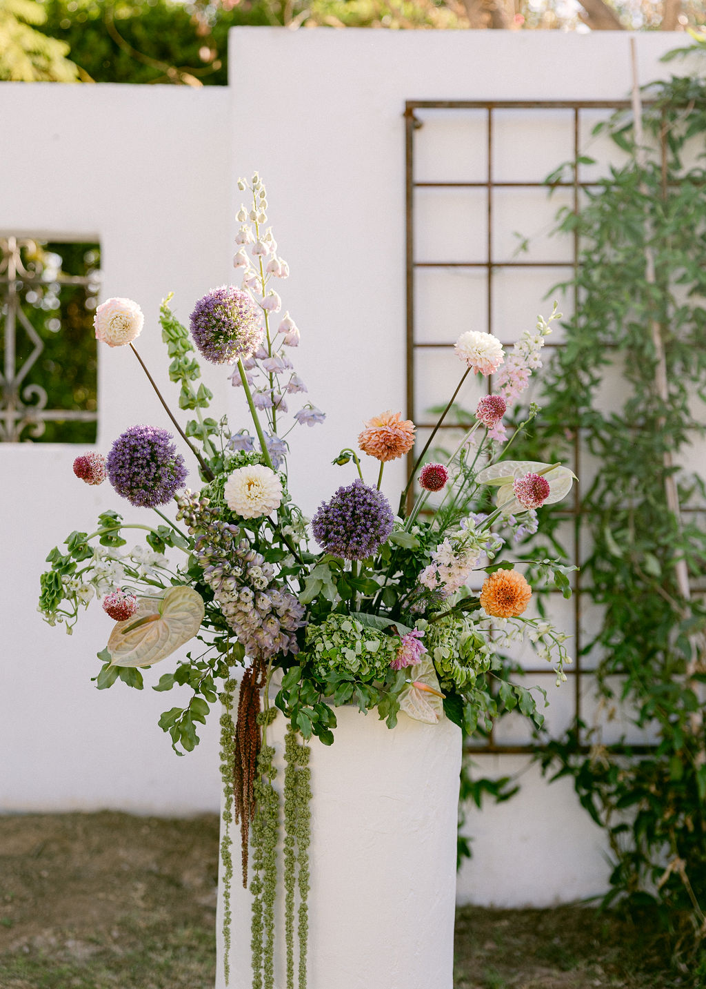 long-stemmed floral arrangements