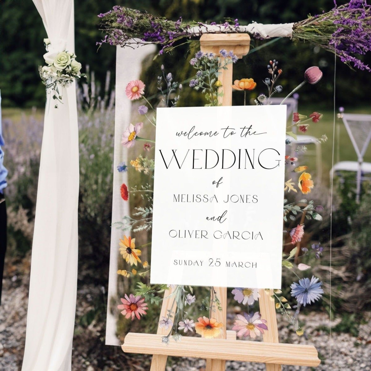 wildflowers-wedding-sign-floral