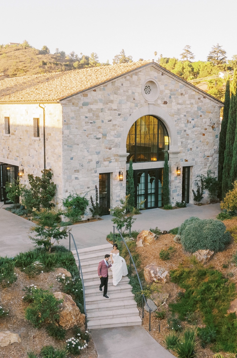 tuscan inspired winery wedding venue