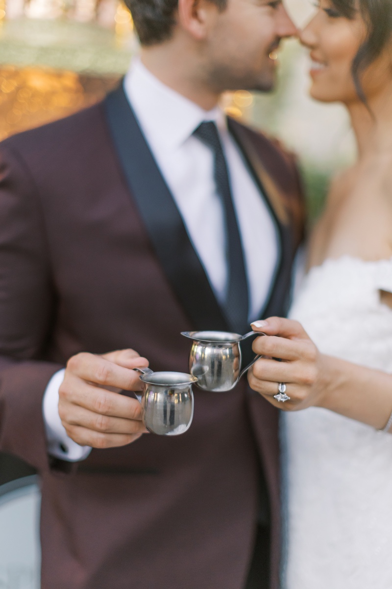 burgundy tuxedo jacket for groom