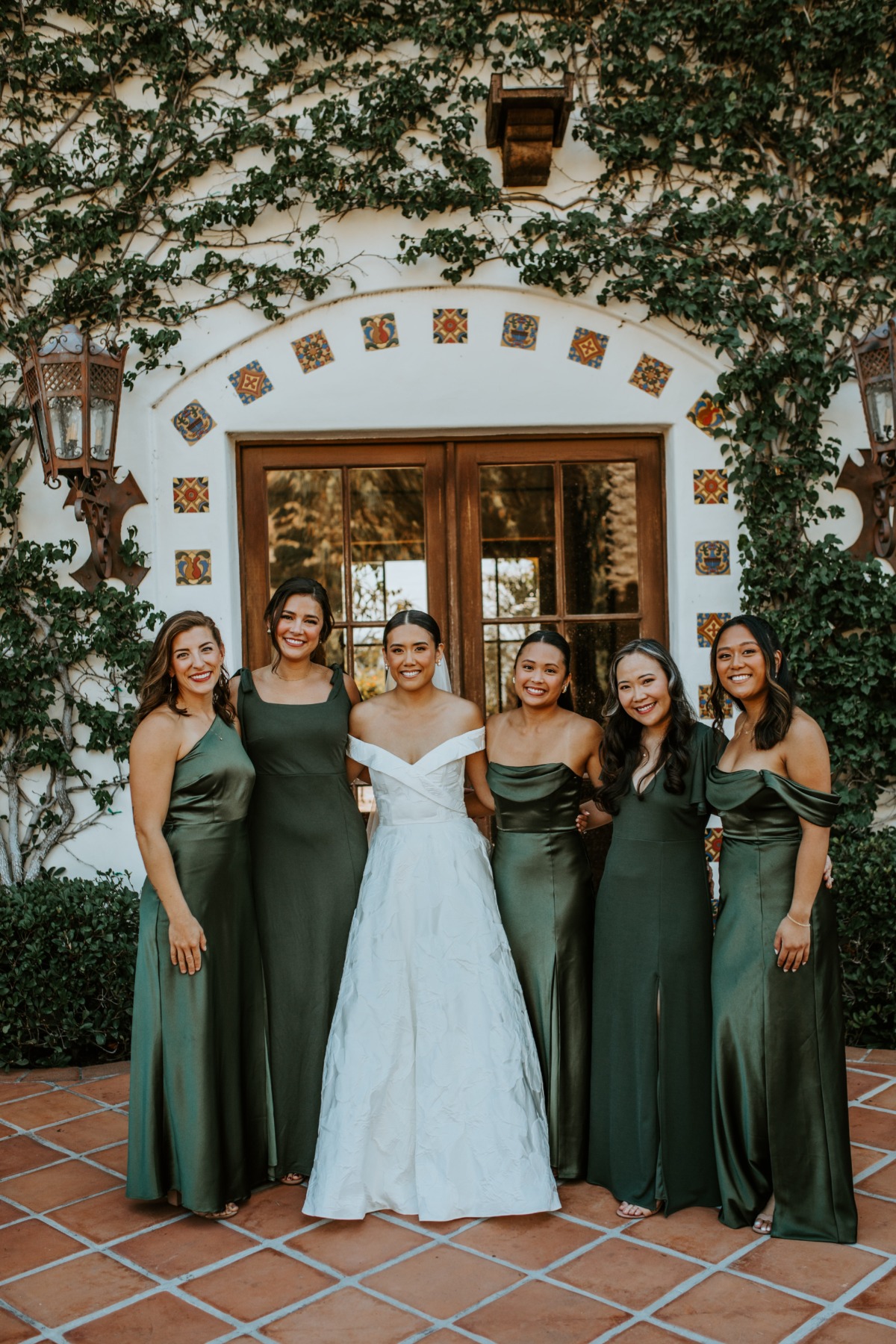 olive bridesmaid dresses