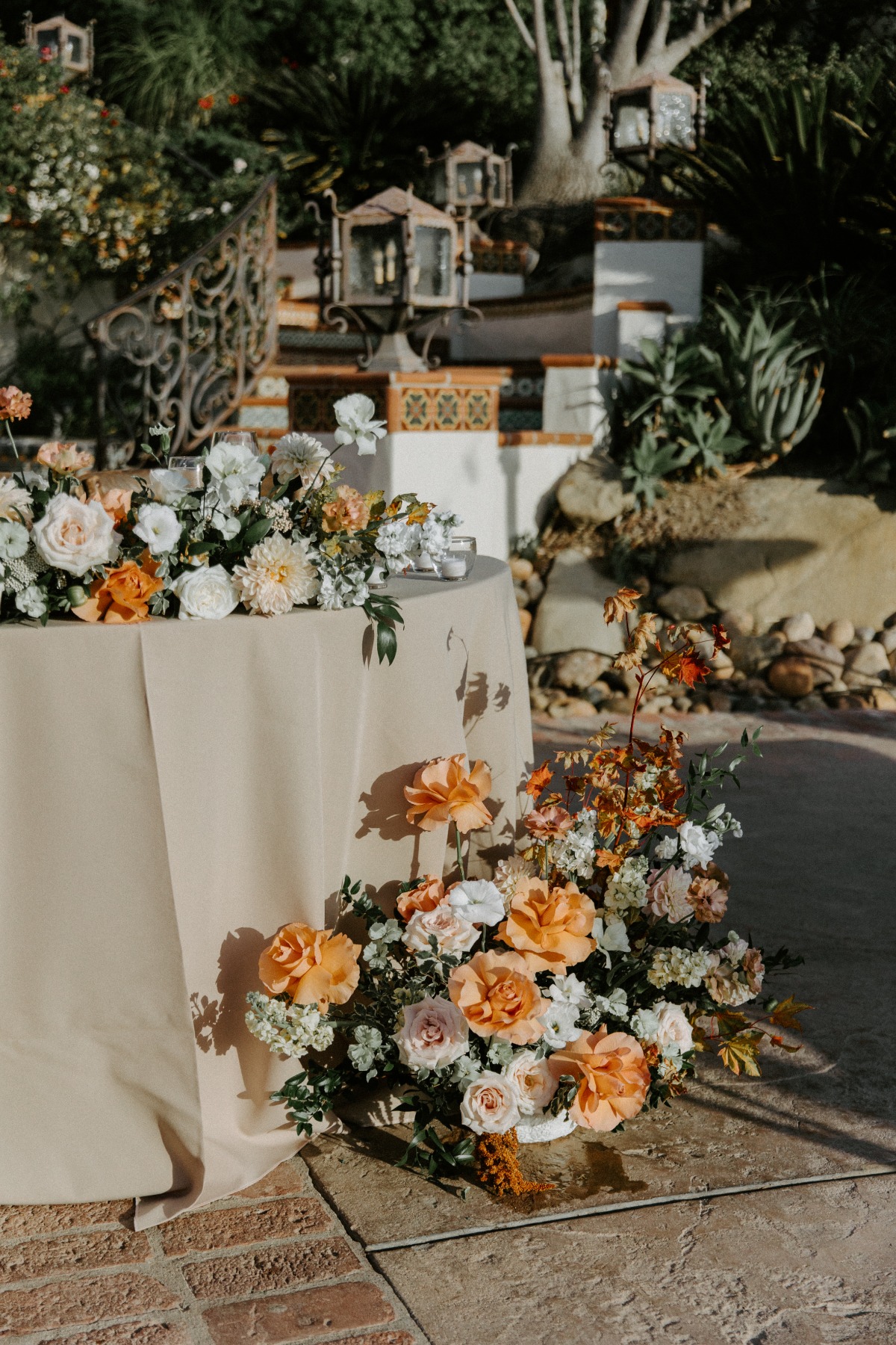 terracotta wedding reception ideas