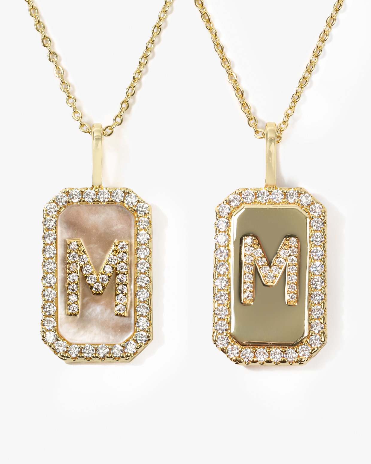 Love Letters Double Sided Necklace_N6184_G_WTCZ-M_P_V1
