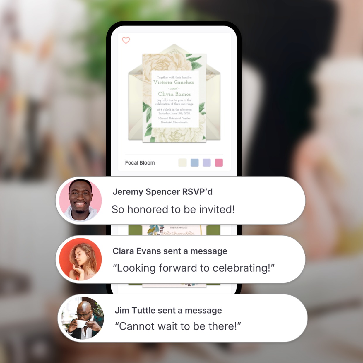 Lovebird - Features - Guest RSVPs