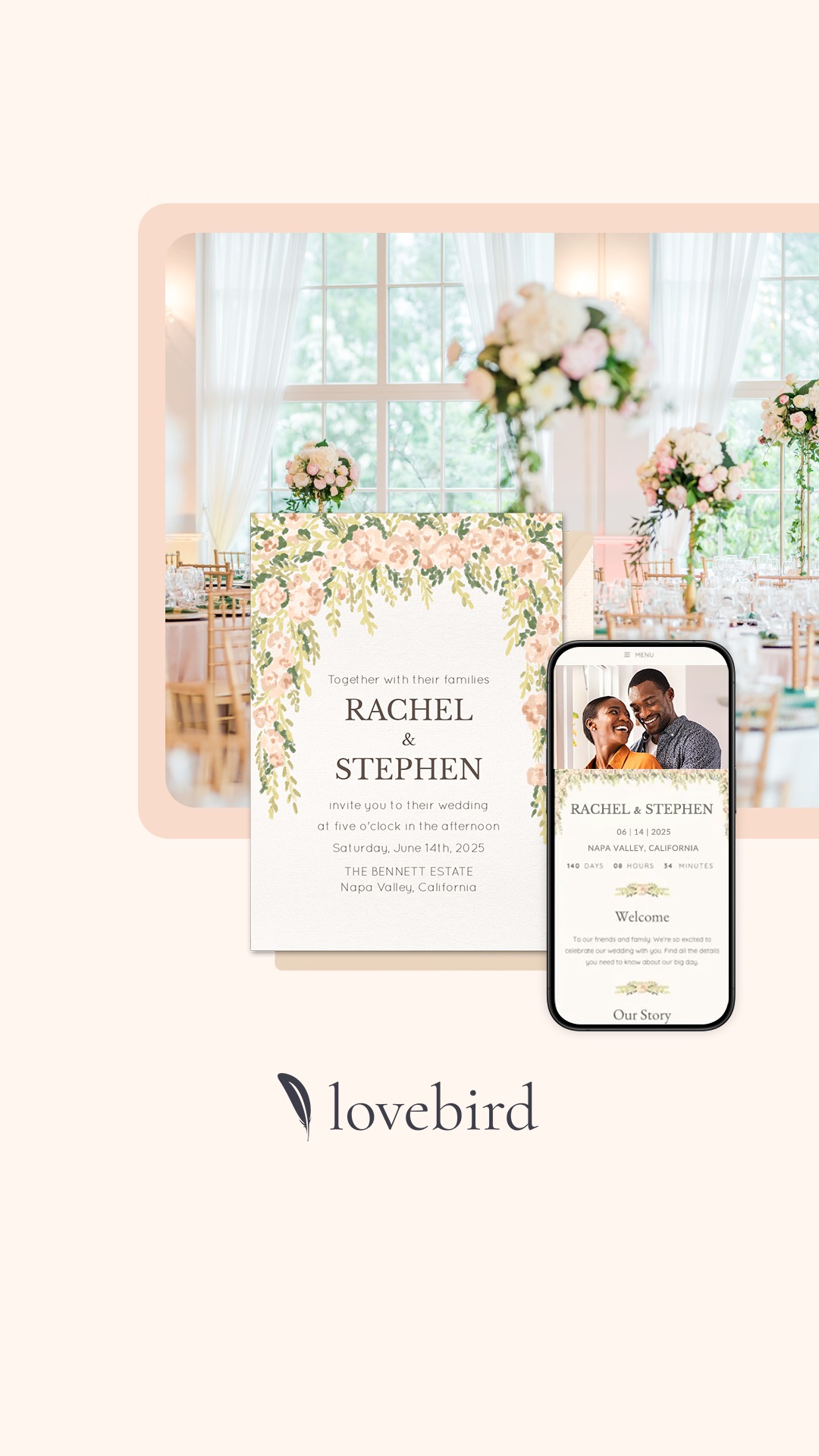 Lovebird - Inspiration - Draped Flowers