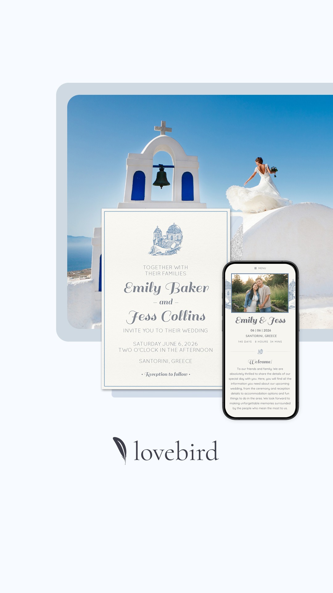 Lovebird - Inspiration - Santorini Coast