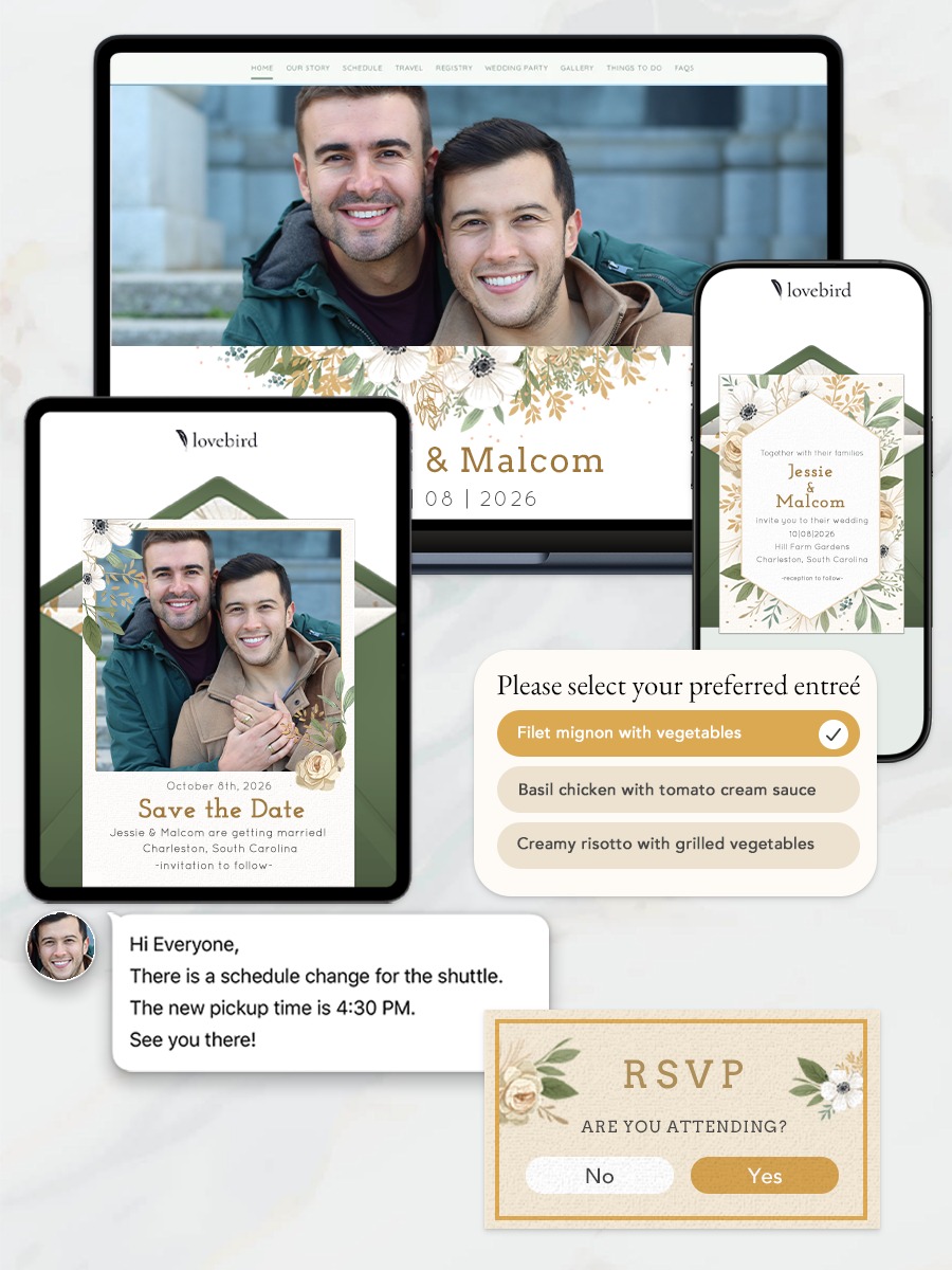 Lovebird - Suite Cream And Gold 2
