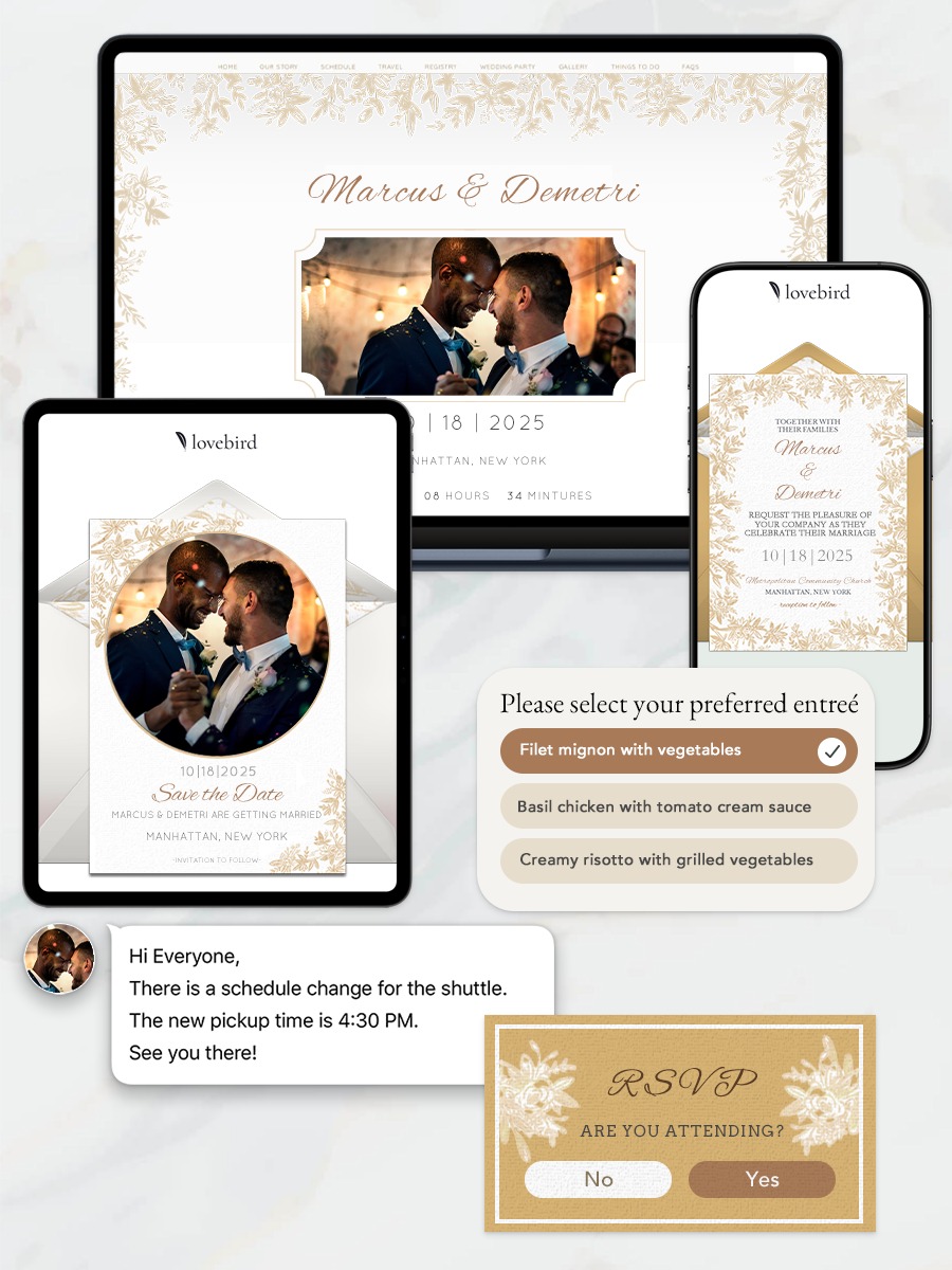 Lovebird - Suite - Natural Border