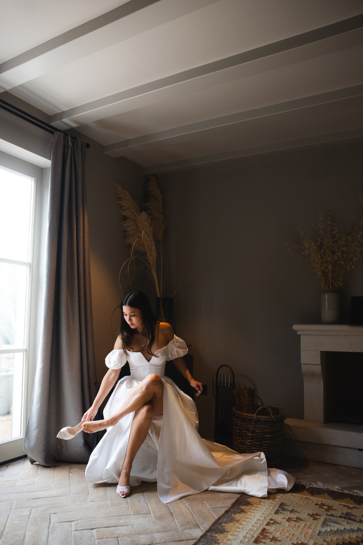 bride getting ready