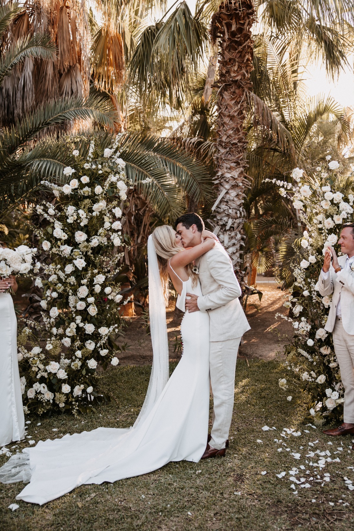 First Kiss Wedding Ceremony