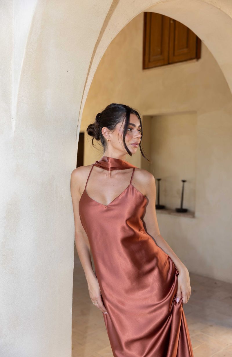 Brooklyn_Satin_Terracotta_Rust_Brown_Strappy_Slip_Bridesmaids_Dress_Waist_Sash_2