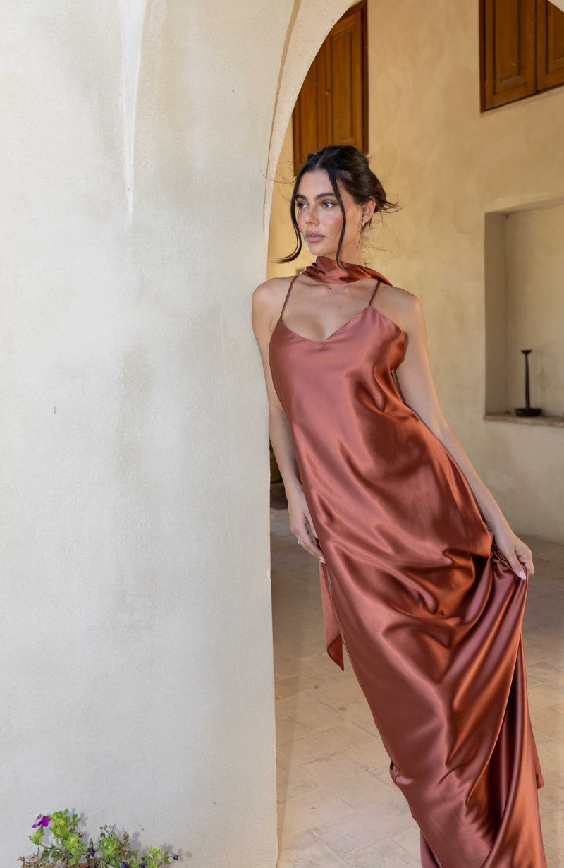 Brooklyn_Satin_Terracotta_Rust_Brown_Strappy_Slip_Bridesmaids_Dress_Waist_Sash_3