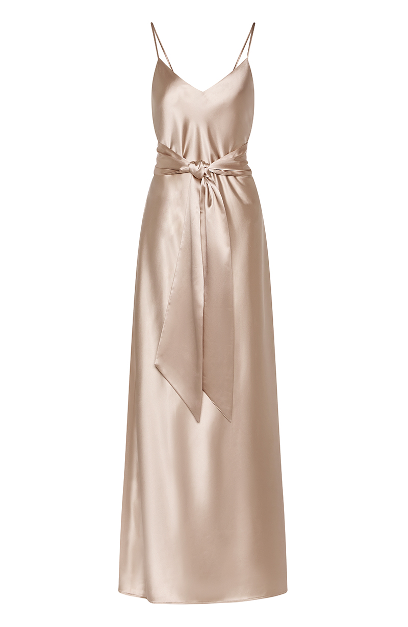 champagne_beige_cream_silky_satin_strappy_slip_dress_ 1