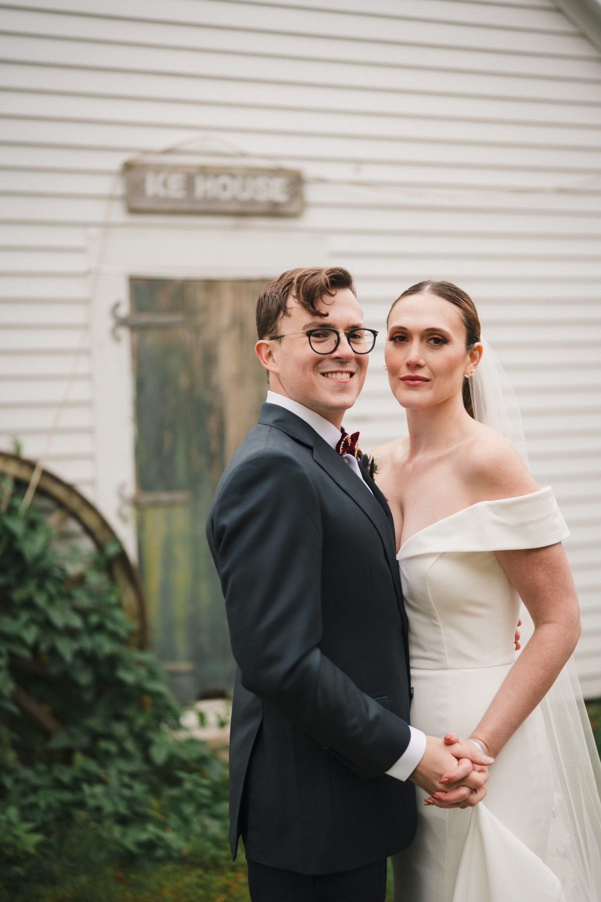 preppy New England farm wedding