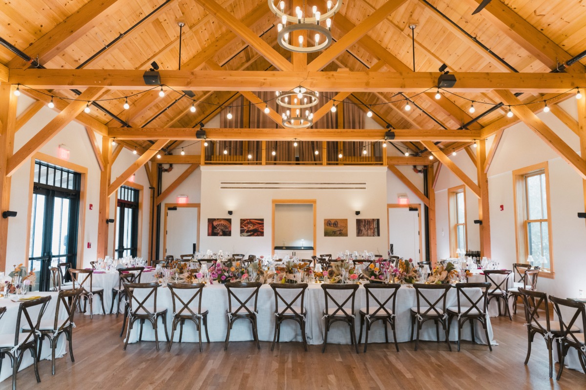 renovated barn wedding in New England