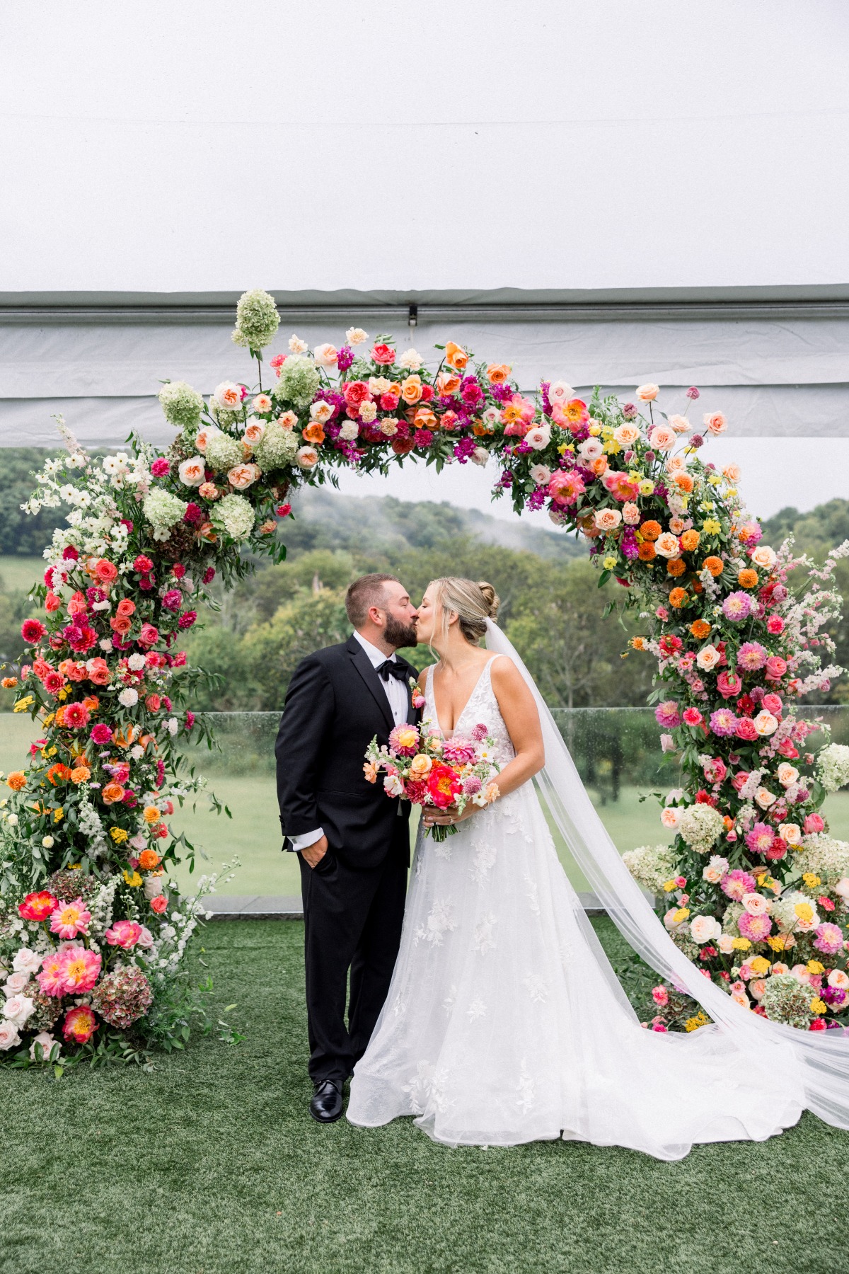 colorful outdoor wedding inspiration