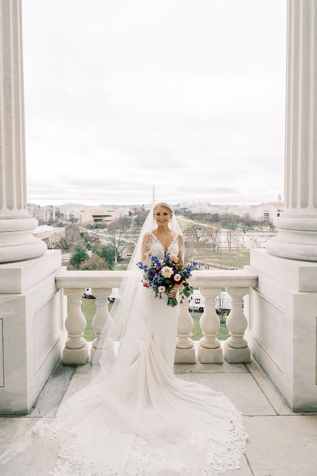 lace trimmed wedding dress