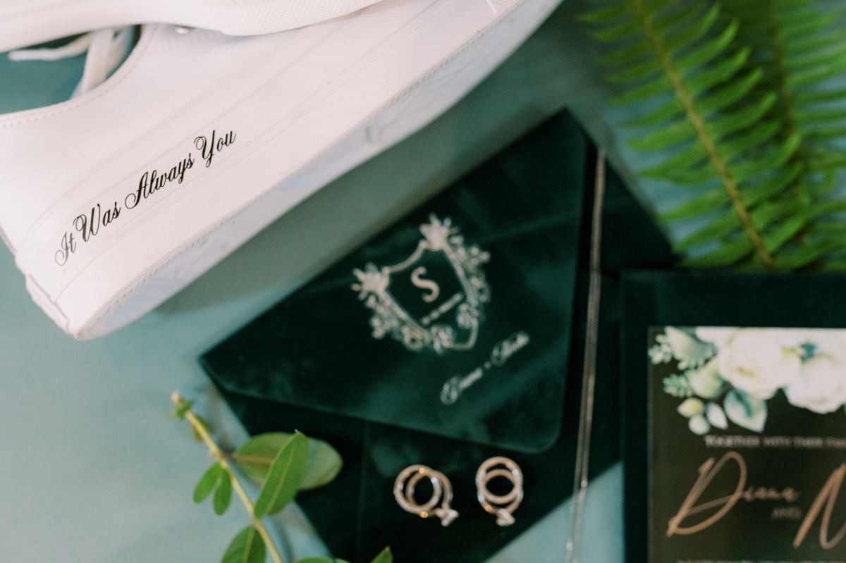 forest green wedding invitations
