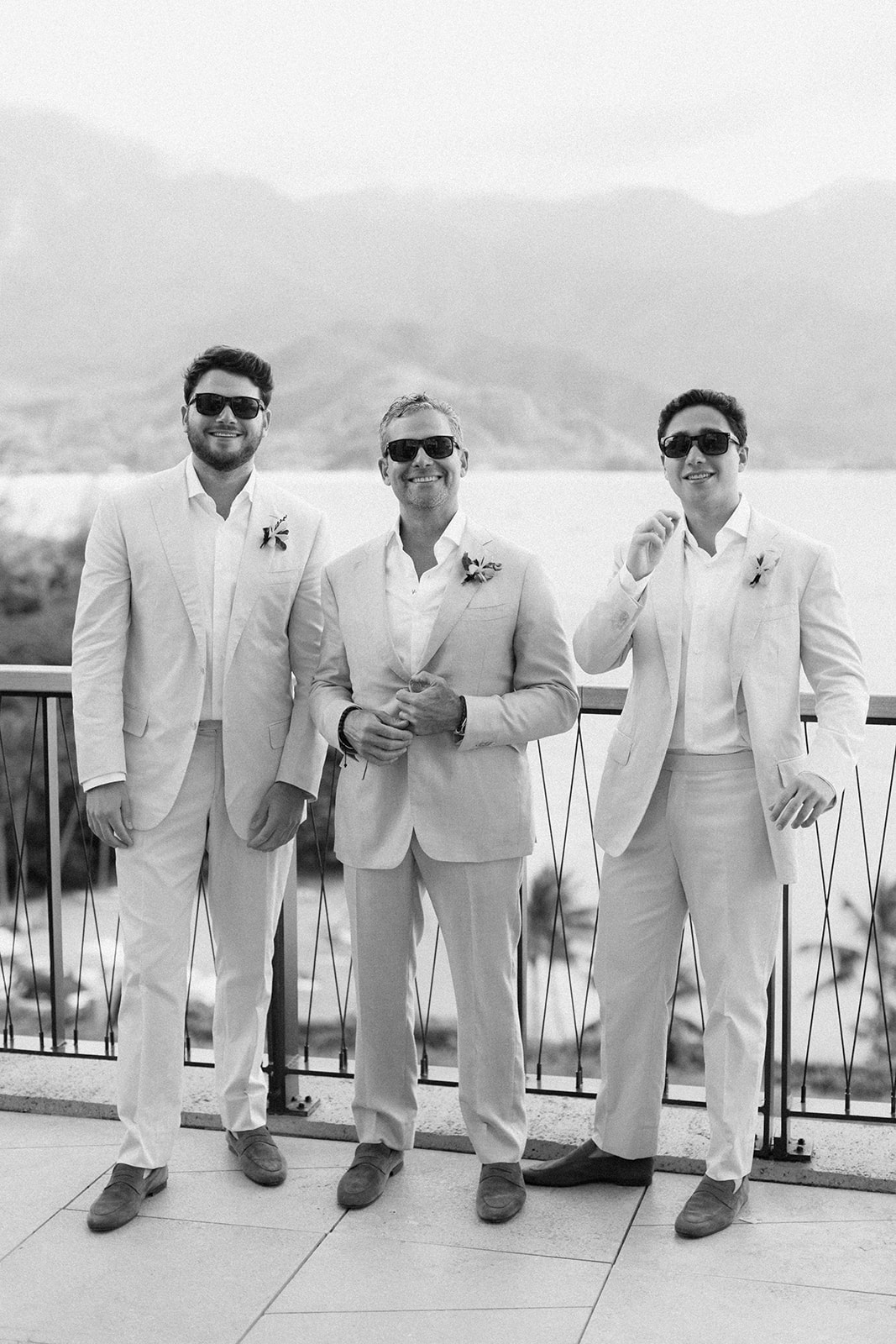 suit for beach wedding
