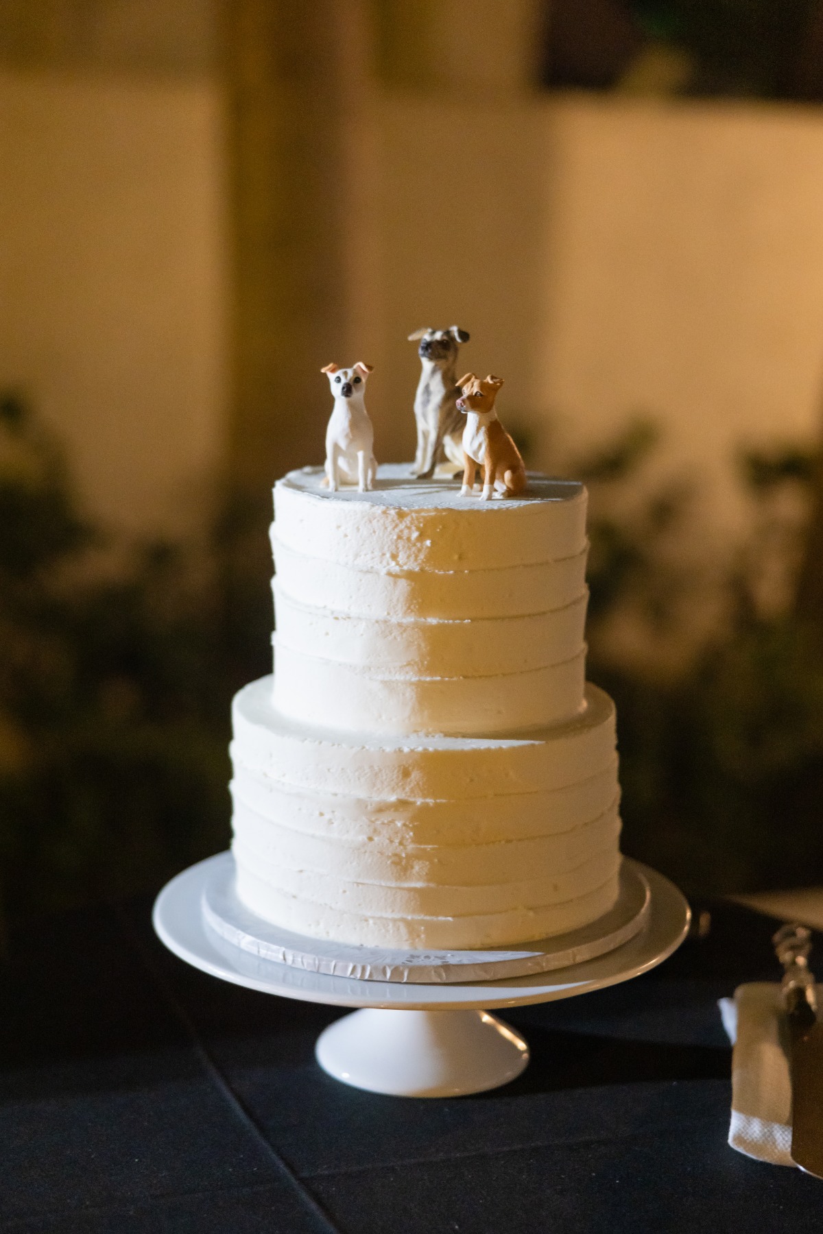 custom dog toppers for wedding cake