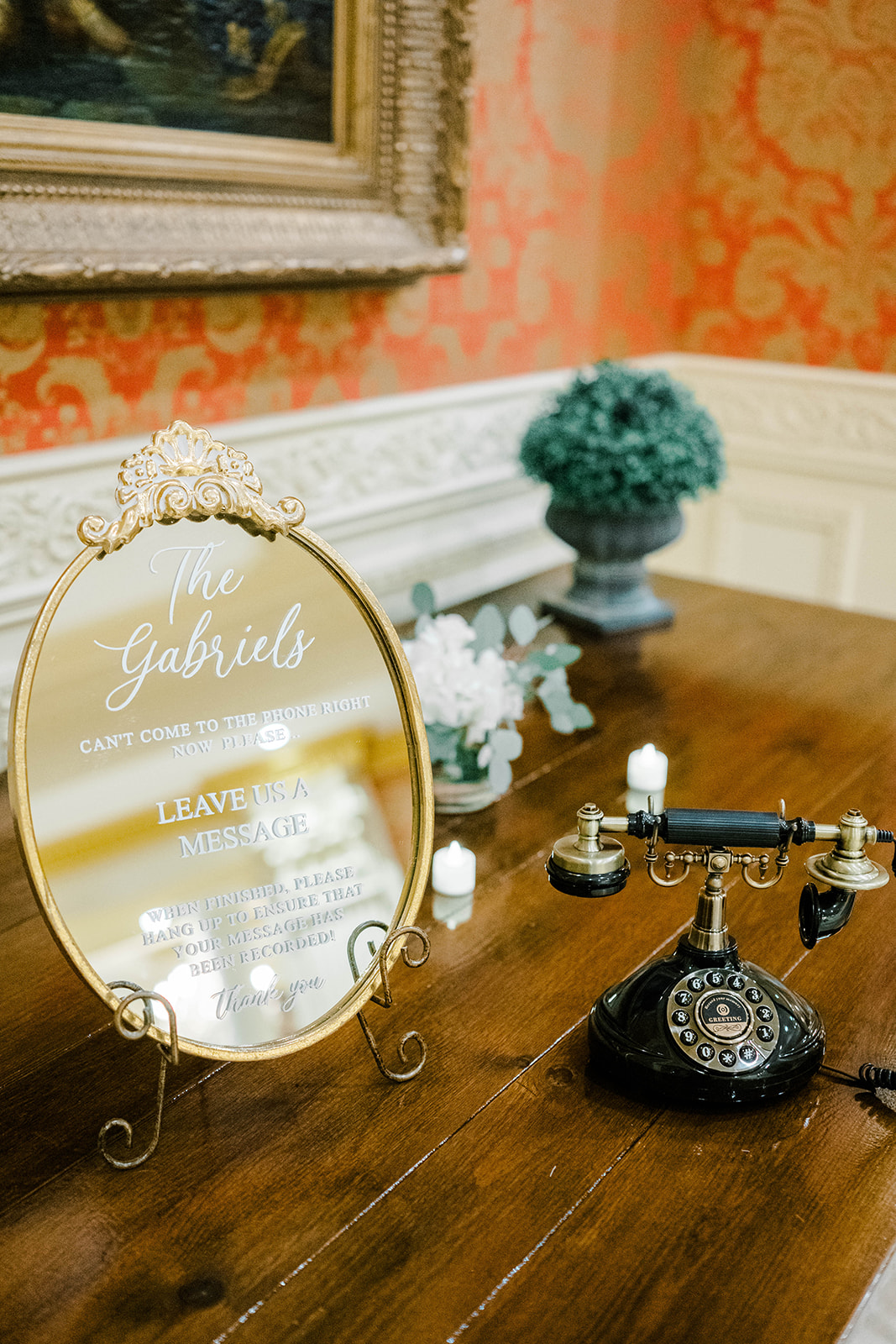 mirror wedding signs