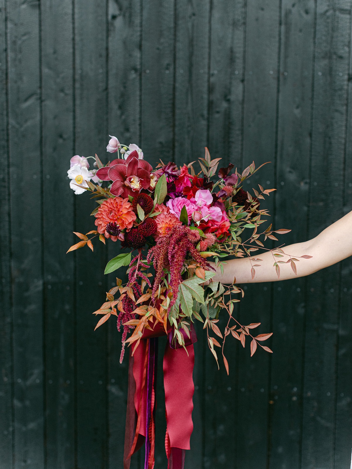 colorful wildflower bouquet