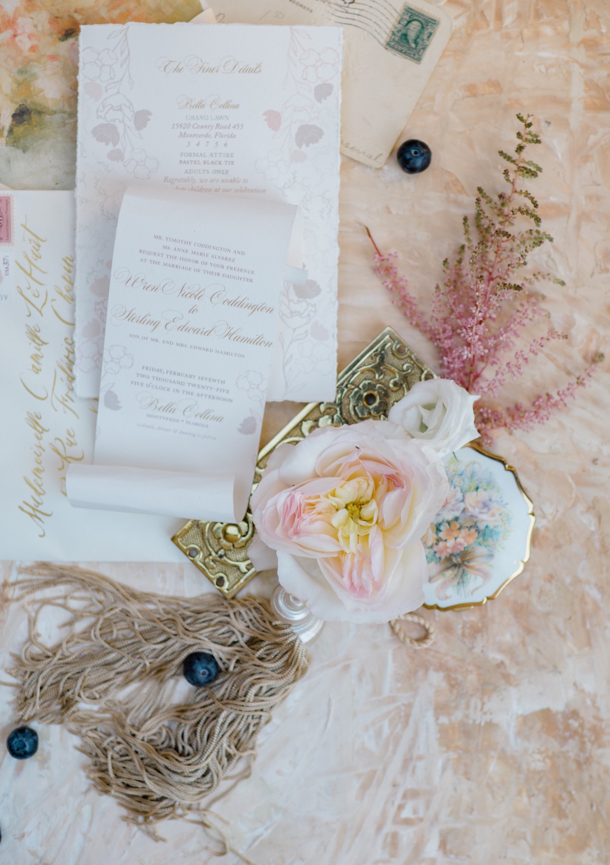 vintage wedding invitation ideas
