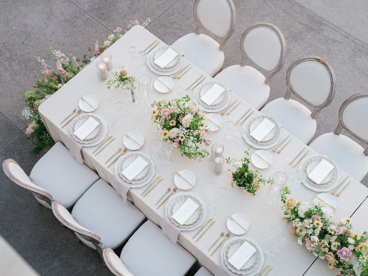 aerial wedding photography in california