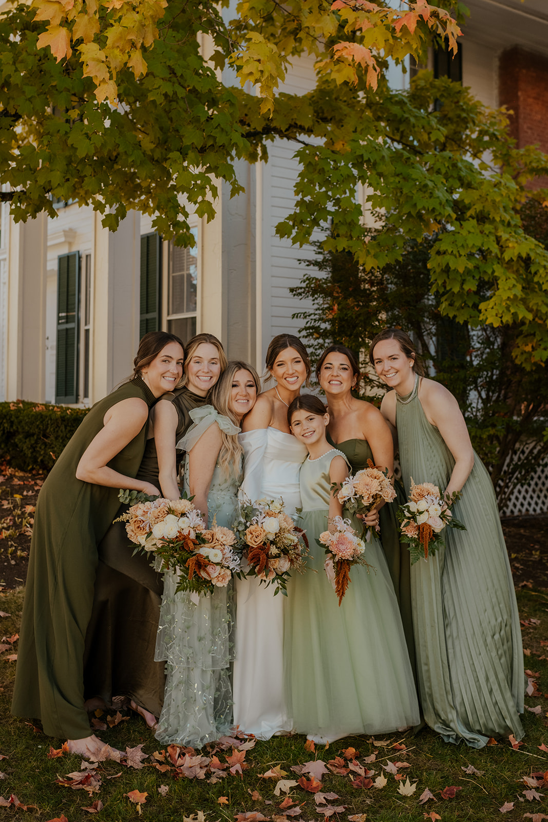 sage and olive bridesmaid dresses
