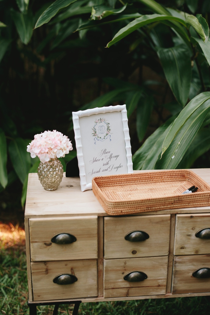 wicker basket for wedding cards