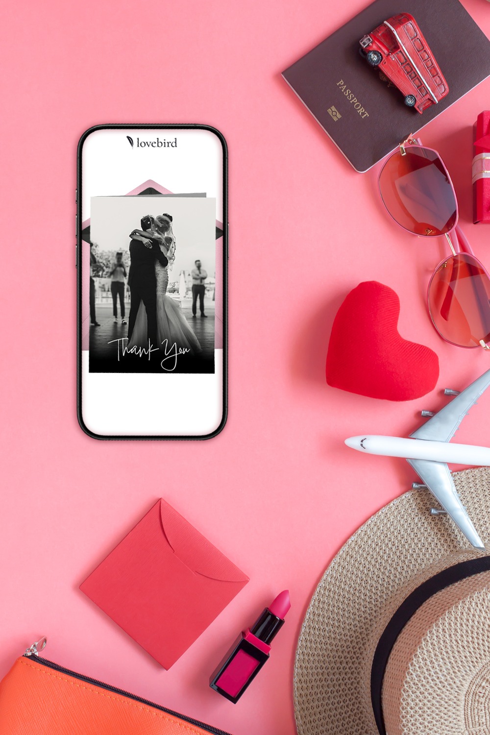 Thank You Card - Honeymoon Lifestyle - Vertical
